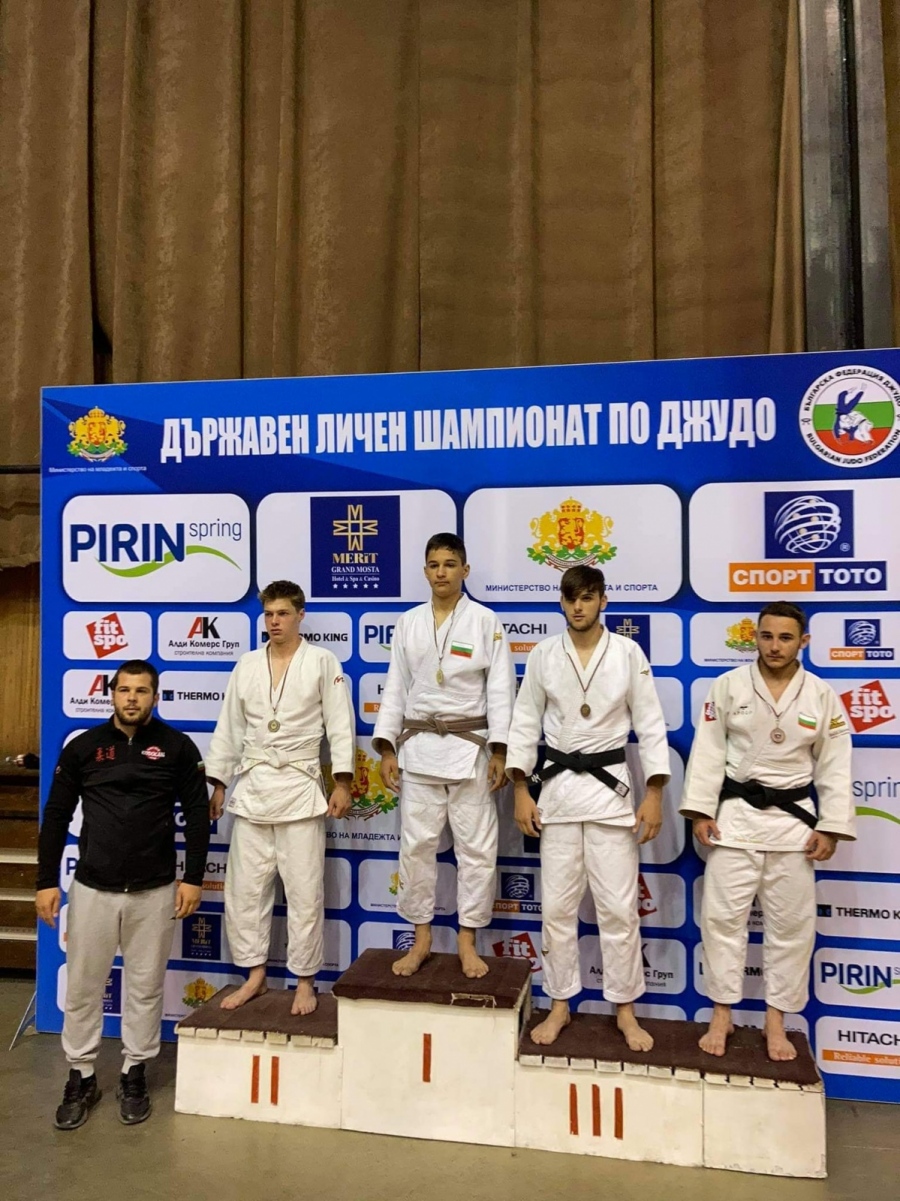 Емил Вълчев от Спортното училище спечели шампионата на България по джудо